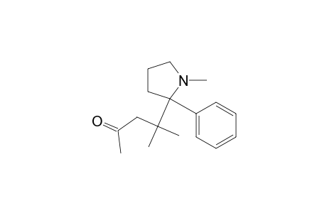 2-Pentanone, 4-methyl-4-(1-methyl-2-phenyl-2-pyrrolidinyl)-