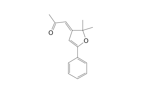 (1E)-1-(2,2-dimethyl-5-phenyl-3-furylidene)acetone