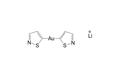 {[bis(Isothiazol-3-yl)-gold]-lithium} - complexe