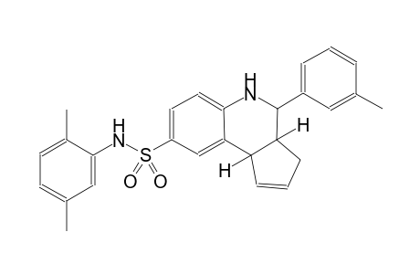 3H-cyclopenta[c]quinoline-8-sulfonamide, N-(2,5-dimethylphenyl)-3a,4,5,9b-tetrahydro-4-(3-methylphenyl)-, (3aR,4S,9bS)-