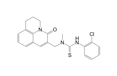 thiourea, N'-(2-chlorophenyl)-N-[(2,3-dihydro-5-oxo-1H,5H-benzo[ij]quinolizin-6-yl)methyl]-N-methyl-