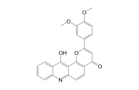 2-(3,4-dimethoxyphenyl)-7H-pyrano[2,3-a]acridine-4,12-dione
