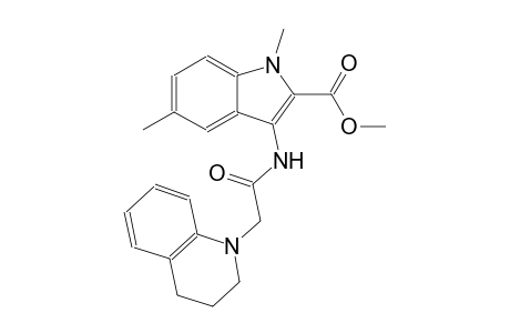 methyl 3-[(3,4-dihydro-1(2H)-quinolinylacetyl)amino]-1,5-dimethyl-1H-indole-2-carboxylate