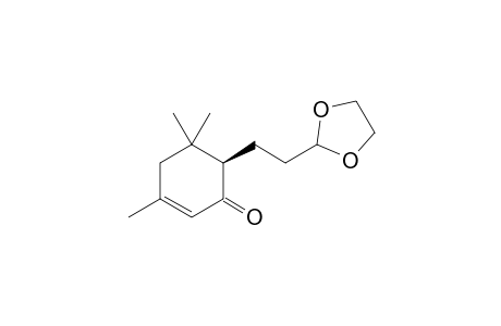 (R)-6-[2-(1,3-Dioxolan-2-yl)-ethyl]-3,5,5-trimethylcyclohex-2-en-1-one