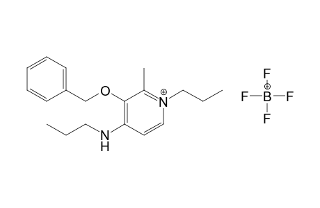 3-Benzyloxy-2-methyl-1-propyl-4-propylaminopyridinium tetrafluoroborate