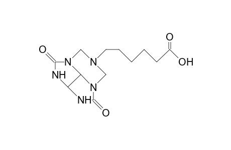5H-2,3,4a,6,7a-Pentaazacyclopent[cd]indene-6(7H)-hexanoic acid,hexahydro-1,4-dioxo-