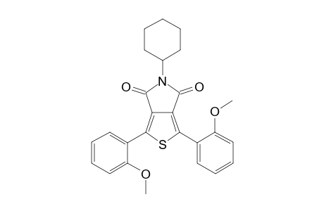 5-Cyclohexyl-1,3-bis(2-methoxyphenyl)-4H-thieno[3,4-c]pyrrole-4,6(5H)-dione