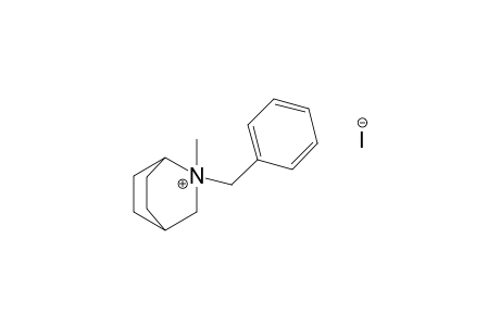 2-BENZYL-2-METHYL-2-AZONIABICYCLO[2.2.2]OCTANE IODIDE