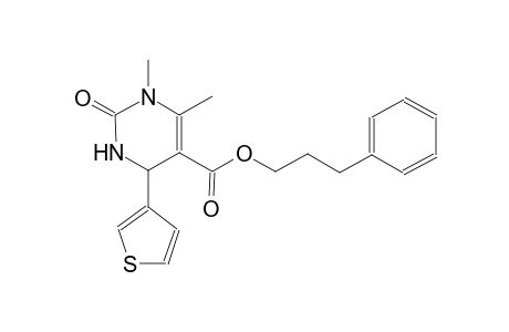 3-Phenylpropyl 1,6-dimethyl-2-oxo-4-(3-thienyl)-1,2,3,4-tetrahydro-5-pyrimidinecarboxylate
