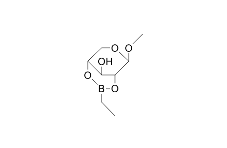 Methyl-2,4-O-ethylboranediyl.beta.-D-xylopyranoside