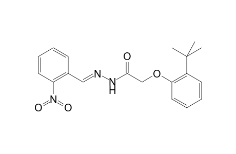 Acethydrazide, 2-(2-tert-butylphenoxy)-N2-(2-nitrobenzylidene)-