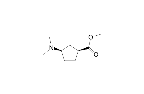 Cyclopentanecarboxylic acid, 3-amino-, N,N-dimethyl-, methyl ester, (1S,3R)-