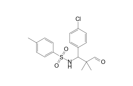 N-[1-(4-chlorophenyl)-2,2-dimethyl-3-oxidanylidene-propyl]-4-methyl-benzenesulfonamide