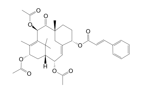 5-ALPHA-CINNAMOYLOXY-2-ALPHA,10-BETA,13-ALPHA-TRIACETOXY-2-(3->2)-ABEO-TAXA-4(20),11-DIEN-9-ONE