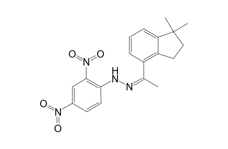 2,4-Dinitrophenylhydrazone of 4-acetyl-1,1-dimethylindan