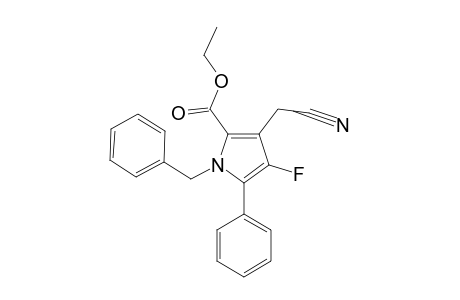 ETHYL-5-PHENYL-4-FLUORO-3-CYANOMETHYL-1-BENZYL-1H-PYRROLE-2-CARBOXYLATE