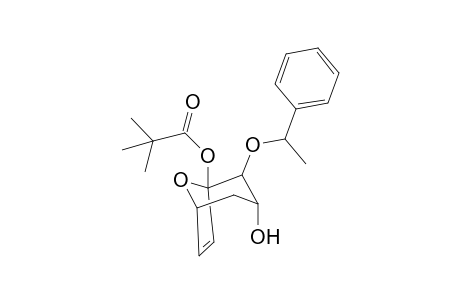 (2.alpha.-(1'-Phenylethoxy)-3.alpha.-hydroxy-8-oxabicyclo[3.2.1]oct-6-en-4,beta.-yl)pivaloate
