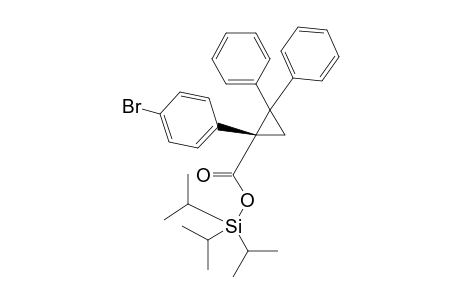 (R)-Triisopropylsilyl-1-(4-bromophenyl)-2,2-diphenylcyclopropanecarboxylate