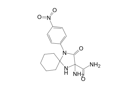 1-(4'-Nitrophenyl)-3-amino-3-carbamoyl-1,4-diazaspiro[4.5]decan-2-one