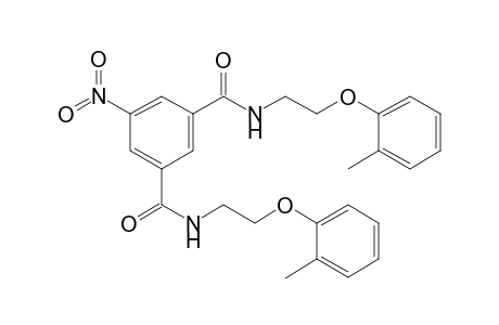 1-N,3-N-bis[2-(2-methylphenoxy)ethyl]-5-nitrobenzene-1,3-dicarboxamide