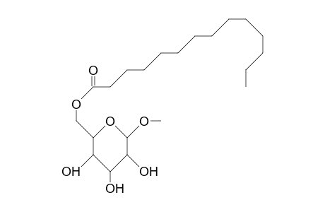 Methyl A-D-6-O-tetradecanoyl-glucopyranoside