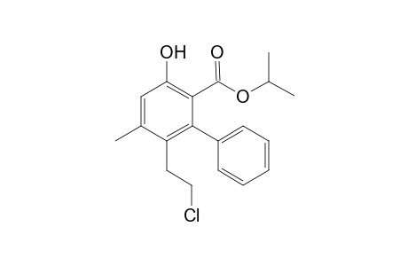 Isopropyl 4-(2-chloroethyl)-1-hydroxy-5-methyl-3-phenyl-2-benzoate