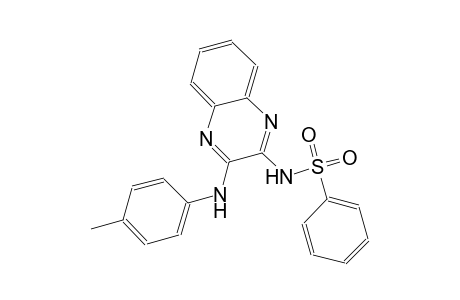 benzenesulfonamide, N-[3-[(4-methylphenyl)amino]-2-quinoxalinyl]-