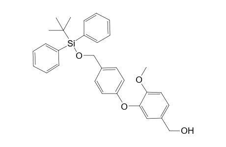 4-[(t-Butyldiphenylsilyloxy)methyl]phenoxy 5-(Hydroxymethyl)-2-methoxyphenyl ether