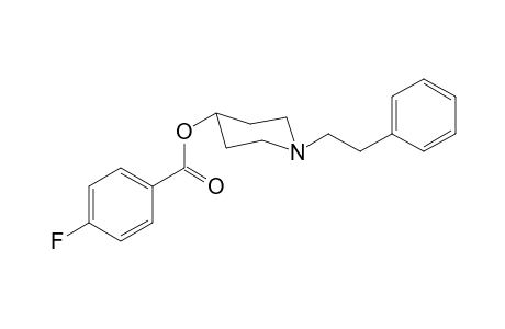 1-(2-Phenylethyl)piperidin-4-yl-4-fluoro benzoate