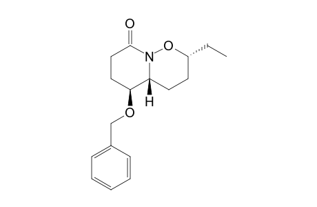 (2R,4aR,5S)-5-Benzyloxy-2-ethyl-2,3,4,4a,5,6,7,8-octahydropyrido[1,2-b][1,2]oxazin-8-one