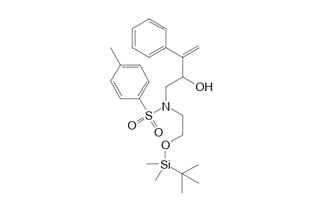 N-[2-(tert-Butyldimethylsilanyloxy)ethyl]-N-(2-hydroxy-3-phenyl-but-3-enyl)-4-methylbenzenesulfonamide