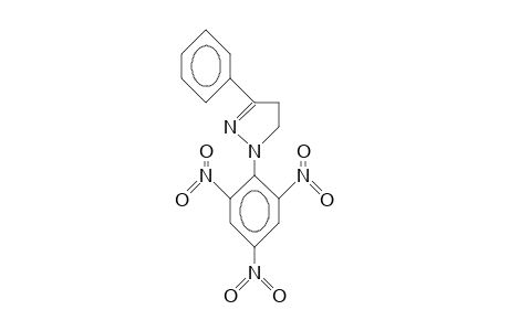 1-(2,4,6-Trinitro-phenyl)-3-phenyl-2-pyrazoline