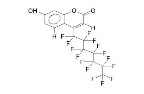 4-PERFLUOROHEPTYL-7-HYDROXYCOUMARIN