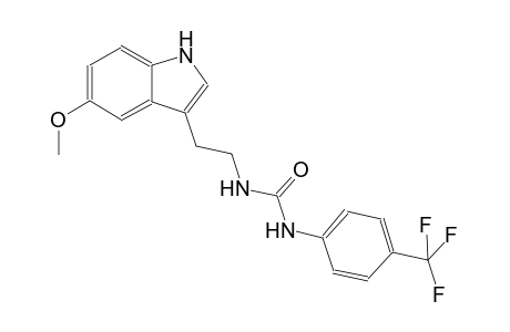 urea, N-[2-(5-methoxy-1H-indol-3-yl)ethyl]-N'-[4-(trifluoromethyl)phenyl]-