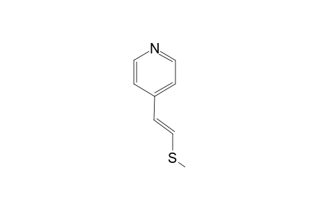 (E)-4-[2-(Methylsulfanyl)-1-ethenyl]pyridine