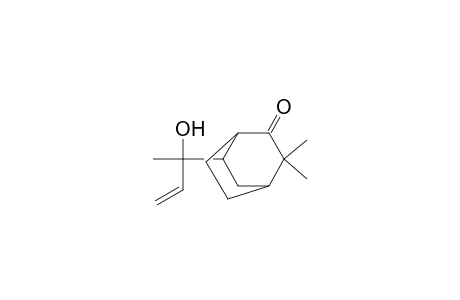 2,2-Dimethyl-5-(2-oxidanylbut-3-en-2-yl)bicyclo[2.2.2]octan-3-one