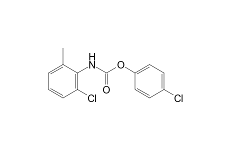 2-chloro-6-methylcarbanilic acid, p-chlorophenyl ester