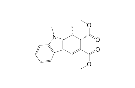 9H-Carbazole-2,3-dicarboxylic acid, 1,2-dihydro-1,9-dimethyl-, dimethyl ester, cis-