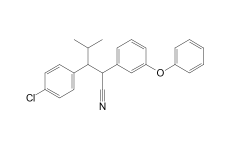 3-(4-Chlorophenyl)-4-methyl-2-(3-phenoxyphenyl)pentanenitrile