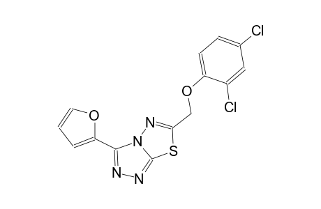 6-[(2,4-dichlorophenoxy)methyl]-3-(2-furyl)[1,2,4]triazolo[3,4-b][1,3,4]thiadiazole