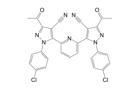 2,6-Bis[3-acetyl-1-(4-chloropheny)-4-cyano-1H-pyazol-5-yl]pyridine