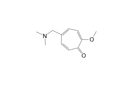5-(dimethylaminomethyl)-2-methoxycyclohepta-2,4,6-trien-1-one