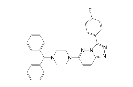 [1,2,4]triazolo[4,3-b]pyridazine, 6-[4-(diphenylmethyl)-1-piperazinyl]-3-(4-fluorophenyl)-