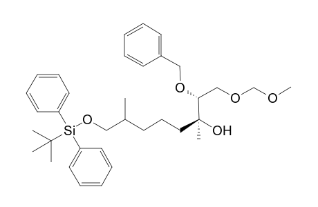 (2R,3S)-2-benzoxy-8-[tert-butyl(diphenyl)silyl]oxy-1-(methoxymethoxy)-3,7-dimethyl-octan-3-ol