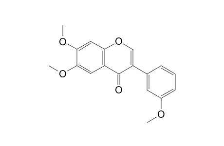 6,7-Dimethoxy-3-(3-methoxyphenyl)-4H-chromen-4-one