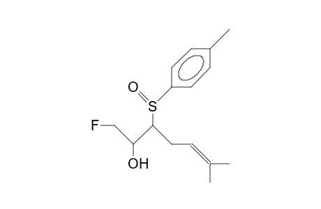 (2R,3S,RS)-1-Fluoro-6-methyl-3-(P-tolylsulfinyl)-hept-5-en-2-ol