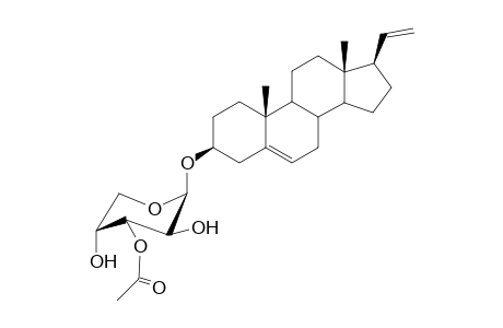 2-((3S,10R,13R,17R)-10,13-dimethyl-17-vinyl-2,3,4,7,8,9,10,11,12,13,14,15,16,17-tetradecahydro-1H-cyclopenta[a]phenanthren-3-yloxy)-3,5-dihydroxy-tetrahydro-pyran-4-yl ester