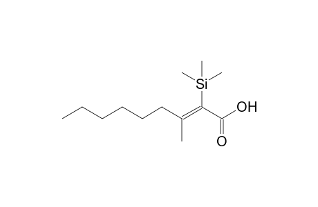 3-Methyl-2-(trimethylsilyl)-2-nonenoic Acid