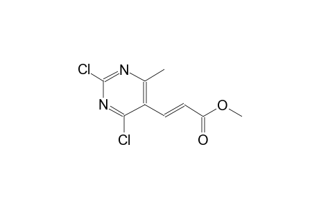 methyl (2E)-3-(2,4-dichloro-6-methyl-5-pyrimidinyl)-2-propenoate