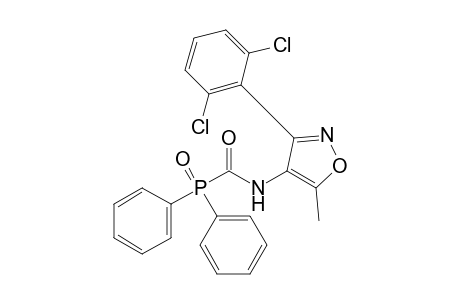 N-[3-(2,6-dichlorophenyl)-5-methyl-4-isoxazolyl]-1-(diphenylphosphinyl)formamide
